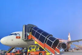 Vietjet Air de Vietnam empieza a encargarse de sus servicios terrestres