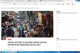Medio alemán destaca éxito de Vietnam ante la pandemia del COVID-19