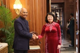 Vicepresidenta de Vietnam se entrevista con presidente de la India