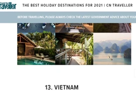 Vietnam entre sugerencias de viaje de la revista CN Traveler