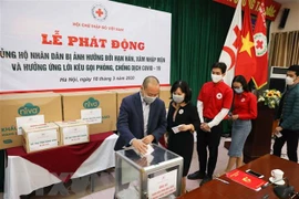 Cruz Roja de Vietnam llama a apoyar a pobladores afectados por sequía y la lucha contra el COVID-19