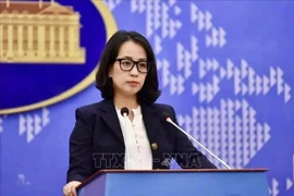 La portavoz del Ministerio de Relaciones Exteriores, Pham Thu Hang (Foto: VNA)