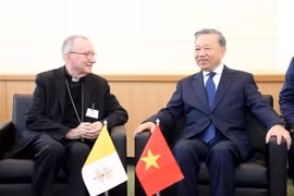 Máximo dirigente de Vietnam se reúne con Secretario de Estado del Vaticano