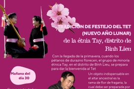 Tradición de festejo del Tet (nuevo año lunar) de la étnia Tay, distrito de Binh Lieu