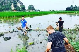 Turistas extranjeros aprecian encantadoras experiencias en Vietnam 