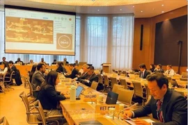 Durante el cuarto examen de las políticas comerciales de Brunéi, celebrado por la Organización Mundial del Comercio en Ginebra. (Fuente: VNA)