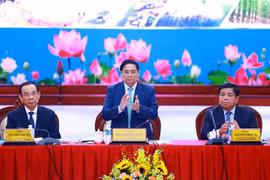 El primer ministro Pham Minh Chinh preside la tercera conferencia del Consejo de Coordinación Regional del Sudeste. (Fuente: VNA)