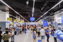 Una tienda de Decathlon en el Royal City Mall, distrito de Thanh Xuan, Hanoi. (Foto: VNA)