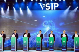 La ceremonia de inauguración del proyecto VSIP Ha Tinh (Fuente: VNA)