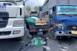 El escenario de un accidente de tráfico (Fuente: VNA)