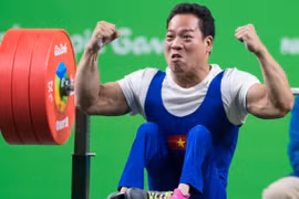 El atleta Le Van Cong (Fuente: VNA)