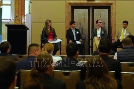 En la conferencia (Fuente: VNA)