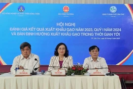 En la conferencia sobre exportación de arroz, organizada en la ciudad sureña de Can Tho por el Ministerio de Industria y Comercio de Vietnam (Fuente: Vietnam+) 