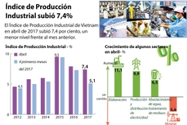 [Infografía] Índice de Producción Industrial subió 7,4%