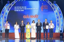 Comunicado sobre nueva edicción del Premio Nacional de Información para el Exterior de Vietnam 2017