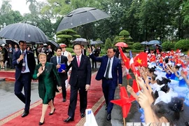 [Fotos] Presidente de Vietnam recibe a Michelle Bachelet