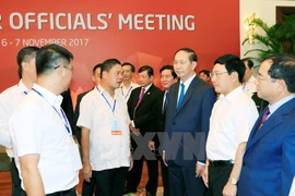 [Fotos] Presidente de Vietnam inspecciona ensayo de próximas actividades de APEC 2017