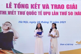 Lanzan en Vietnam concurso de escritura de Unión Postal Universal