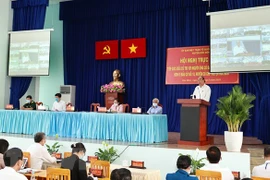 Presidente de Vietnam dialoga con electores en Ciudad Ho Chi Minh
