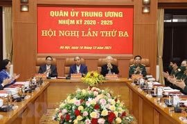 Máximo dirigente partidista vietnamita preside reunión de Comisión Militar Central