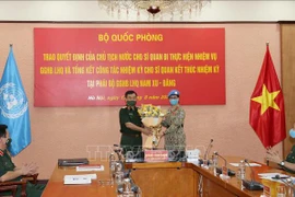 Vietnam envía otra oficial femenina a misiones de paz de la ONU