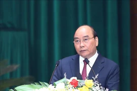 Presidente vietnamita asiste a conferencia sobre el trabajo político en el Ejército