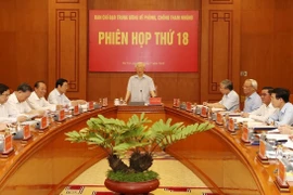 Sesionará mañana el Comité Directivo Central para lucha contra la Corrupción en Vietnam