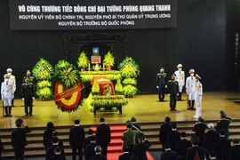 Despiden con funeral de Estado al general vietnamita Phung Quang Thanh