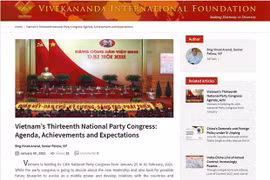 Lazos Vietnam-India seguirán desarrollándose después del XIII Congreso Nacional del PCV