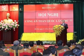 Piden fortalecer papel de fuerzas policiales en desarrollo socioeconómico en Vietnam