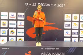 Karateca vietnamita obtiene medalla de oro en campeonato asiático
