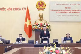 Efectúan conferencia nacional sobre programa de supervisión del Parlamento vietnamita