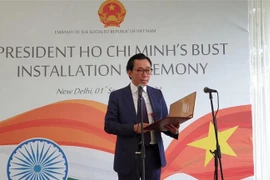 Instalan busto del Presidente Ho Chi Minh en Nueva Delhi