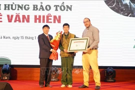 Segundo vietnamita reconocido como héroe de conservación de Disney