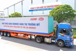 Exportaciones de semirremolques de THACO al mercado estadounidense se disparan