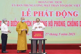 Presidente de Vietnam apela a la unidad del pueblo en lucha antiepidémica