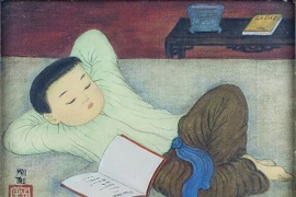 Exhiben obras de conocido pintor vietnamita en Francia