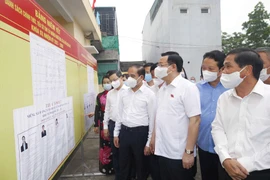 Dirigentes vietnamitas se reúnen con votantes en localidades
