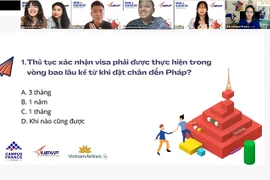 Nutrida participación en Vietnam del Foro de estudios en Francia 2021