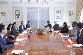 Titular del Parlamento vietnamita recibe a dirigentes de grandes corporaciones indias