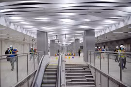 Completan el piso B1 de línea 1 de metro en Ciudad Ho Chi Minh