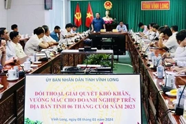 Buscan medidas destinadas a eliminar las dificultades de empresas de Vinh Long
