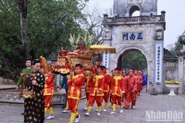 Rituales más importantes del Festival del Templo Tran se celebran en Nam Dinh