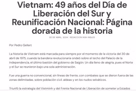 Periódico mexicano resalta la victoria del 30 de abril de Vietnam