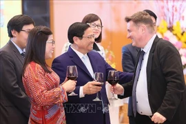Premier se reunió con el cuerpo diplomático en ocasión del Tet