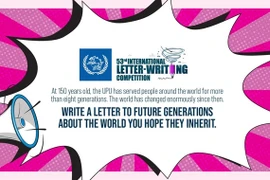Vietnam responde al Concurso Internacional de Escritura de Cartas de la UPU 2024