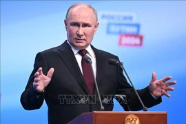 Máximo dirigente de Vietnam felicita a Putin por su reelección