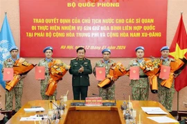 Cinco oficiales vietnamitas asignados a unirse a operaciones de paz de ONU