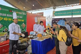 Kon Tum: Récord de Vietnam en preparación de platos utilizando ginseng local