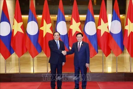 Presidente parlamentario recibe al primer ministro de Laos